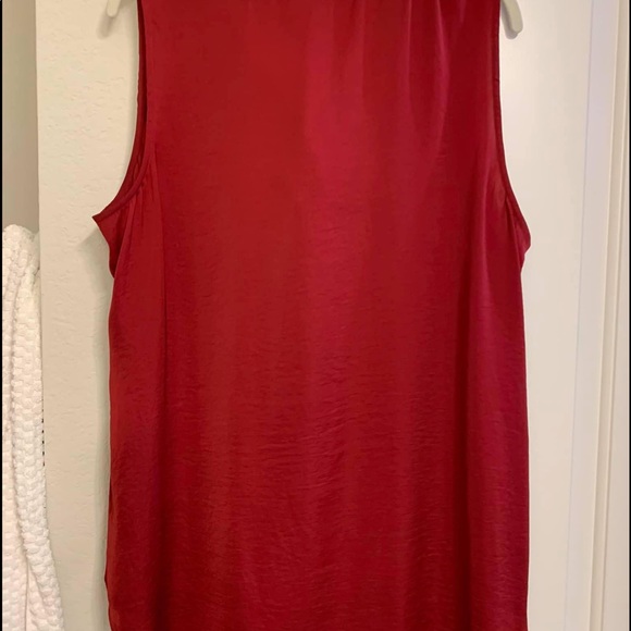 Cabi Cinch Top red sleeveless - Picture 3 of 3